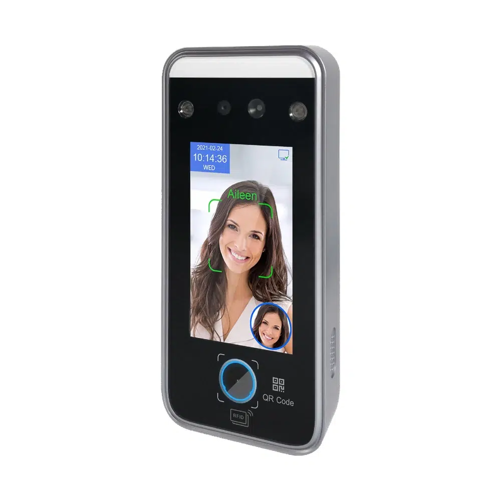 Facial Recognition Attendance Systems UAE 6 Real Secure RS-QR-610 QR and face recognition access terminal